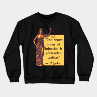 Lady Justice Crewneck Sweatshirt